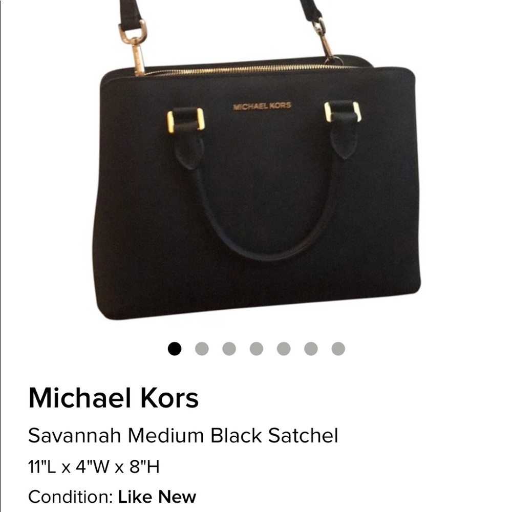Micheal kors Savannah Saffiano satchel